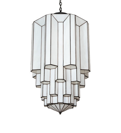 Meyda Tiffany - 219606 - Eight Light Pendant - Paramount - Blackened Brass