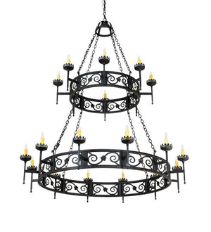 Meyda Tiffany - 219839 - 20 Light Chandelier - Majella - Antique Iron Gate