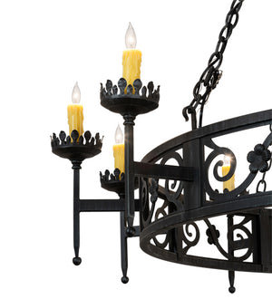 Meyda Tiffany - 219839 - 20 Light Chandelier - Majella - Antique Iron Gate