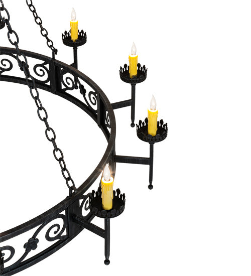 Meyda Tiffany - 219839 - 20 Light Chandelier - Majella - Antique Iron Gate