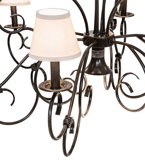 Meyda Tiffany - 224138 - Ten Light Chandelier - Grace - Timeless Bronze