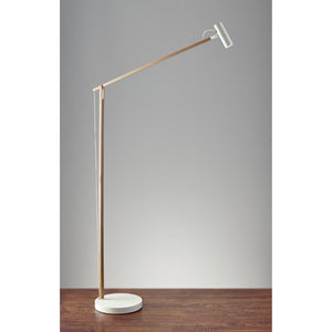 Adesso Home - AD9101-12 - LED Floor Lamp - Crane - White