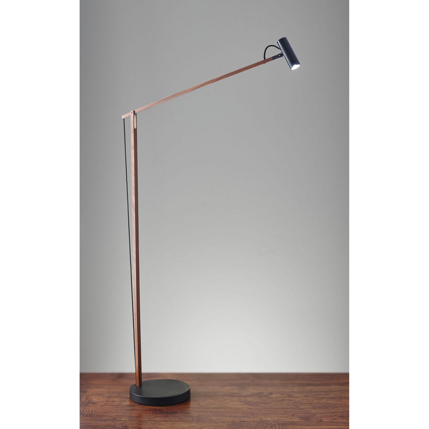 Adesso Home - AD9101-15 - LED Floor Lamp - Crane - Black