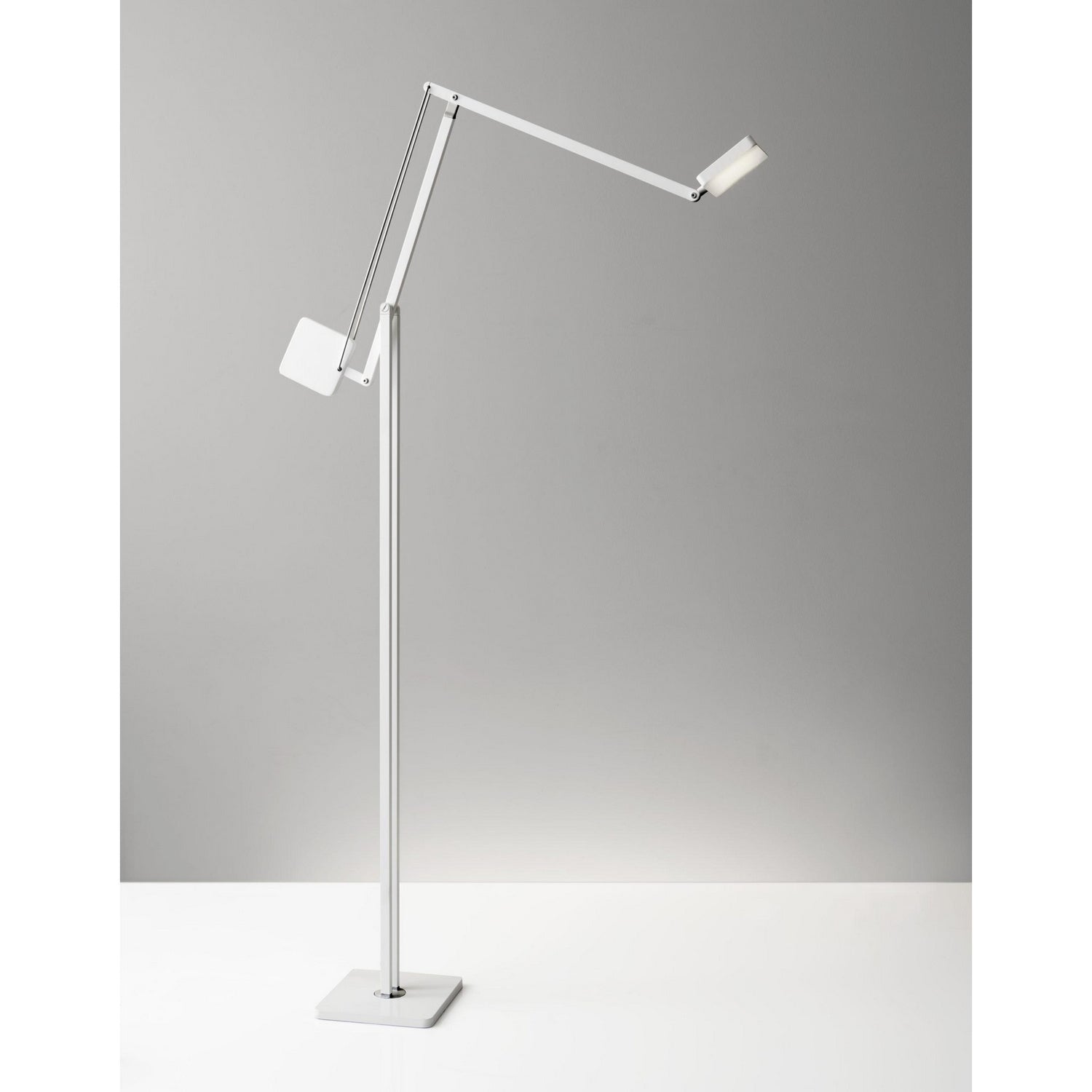 Adesso Home - AD9131-02 - LED Floor Lamp - Cooper - Matte White