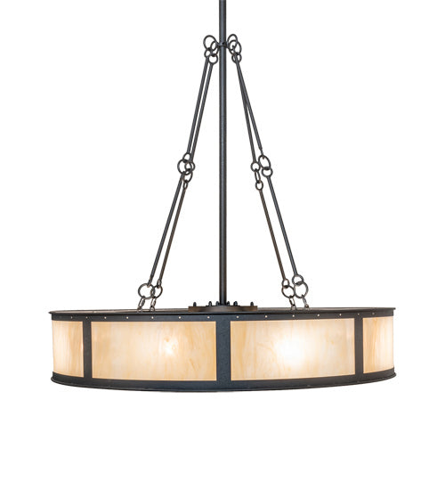 Meyda Tiffany - 210299 - LED Chandelier - Smythe Craftsman - Natural Iron