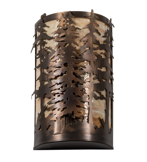 Meyda Tiffany - 219377 - Two Light Wall Sconce - Tall Pines - Antique Copper