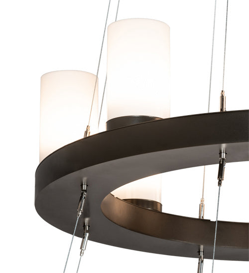 Meyda Tiffany - 219925 - LED Chandelier - Loxley - English Brown