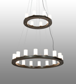 Meyda Tiffany - 219925 - LED Chandelier - Loxley - English Brown