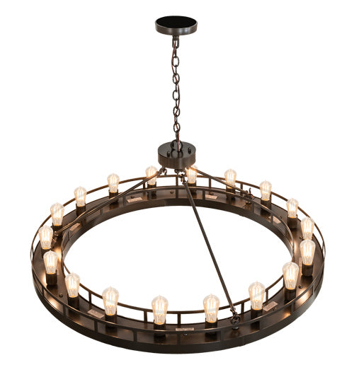 Meyda Tiffany - 220284 - 18 Light Pendant - Barbury - Timeless Bronze