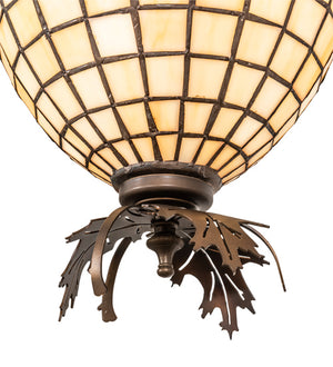 Meyda Tiffany - 221201 - 11 Light Chandelier - Oak Leaf & Acorn - Antique Copper