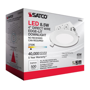Satco - S39055 - LED Downlight - White