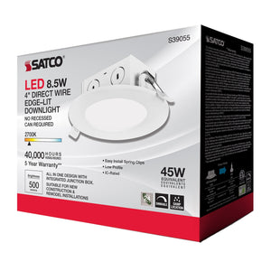 Satco - S39055 - LED Downlight - White