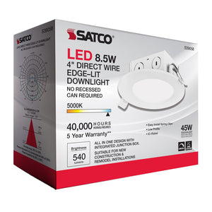 Satco - S39058 - LED Downlight - White