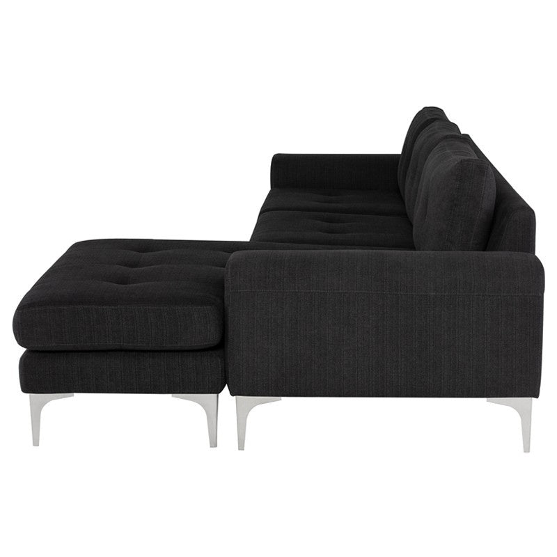 Nuevo - HGSC681 - Sectional - Colyn - Coal