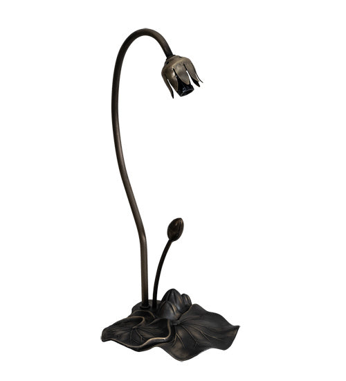 Meyda Tiffany - 13677 - One Light Accent Lamp - Amber/Green - Mahogany Bronze