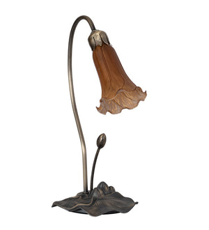 Meyda Tiffany - 13703 - One Light Accent Lamp - Amber - Mahogany Bronze