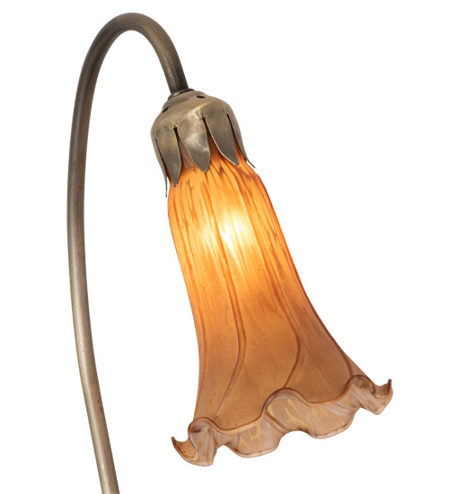 Meyda Tiffany - 13703 - One Light Accent Lamp - Amber - Mahogany Bronze