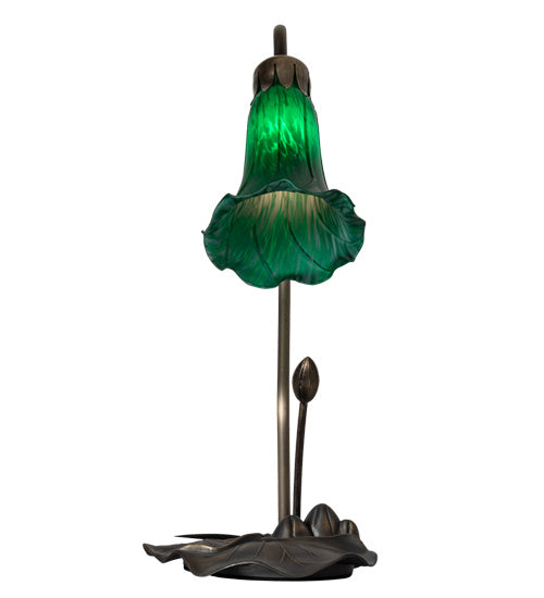 Meyda Tiffany - 13716 - One Light Accent Lamp - Green - Mahogany Bronze