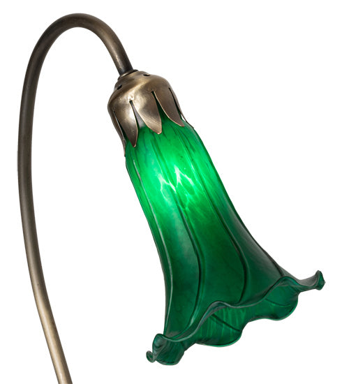 Meyda Tiffany - 13716 - One Light Accent Lamp - Green - Mahogany Bronze