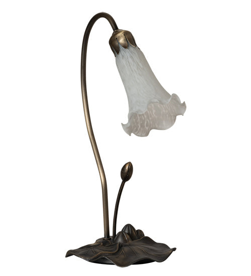 Meyda Tiffany - 13730 - One Light Accent Lamp - White - Mahogany Bronze