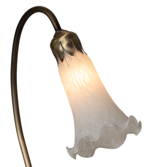 Meyda Tiffany - 13730 - One Light Accent Lamp - White - Mahogany Bronze