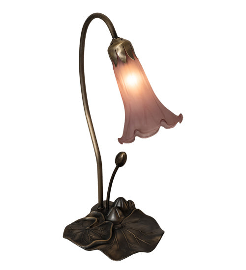 Meyda Tiffany - 13820 - One Light Accent Lamp - Lavender - Mahogany Bronze