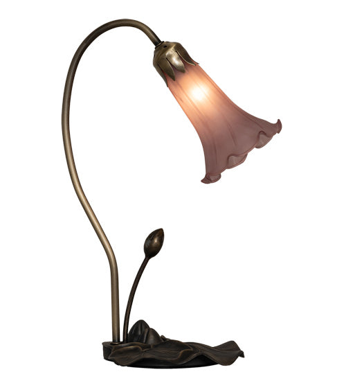 Meyda Tiffany - 13820 - One Light Accent Lamp - Lavender - Mahogany Bronze