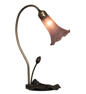 Meyda Tiffany - 13820 - One Light Accent Lamp - Lavender - Mahogany Bronze