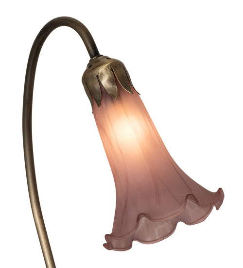 Meyda Tiffany - 13820 - One Light Accent Lamp - Lavender - Mahogany Bronze