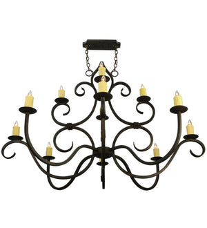 Meyda Tiffany - 117787 - 12 Light Chandelier - Clayton - Gilded Tobacco