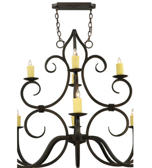 Meyda Tiffany - 117787 - 12 Light Chandelier - Clayton - Gilded Tobacco