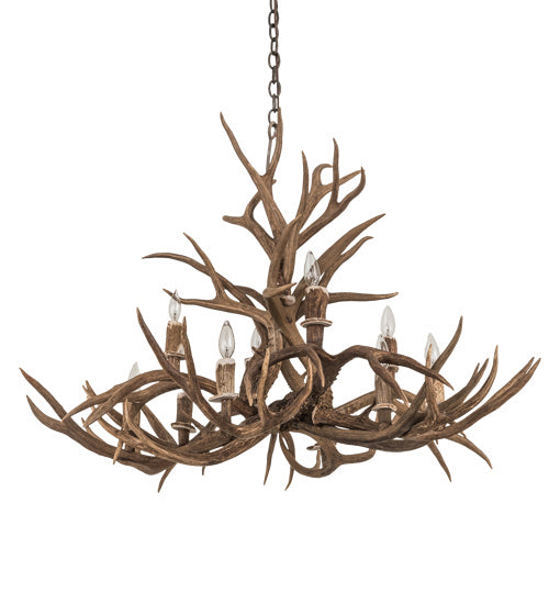 Meyda Tiffany - 200458 - Ten Light Chandelier - Antlers - Antique Copper