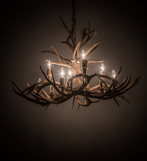 Meyda Tiffany - 200458 - Ten Light Chandelier - Antlers - Antique Copper