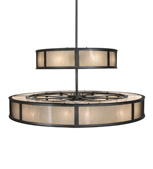 Meyda Tiffany - 202731 - LED Chandelier - Telluride Magic - Natural Iron And Solar Black