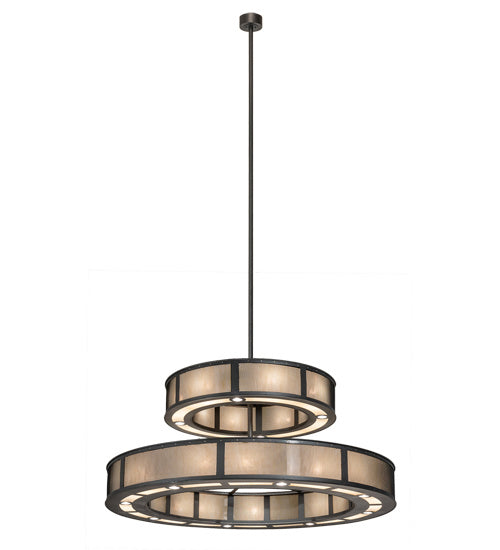 Meyda Tiffany - 202731 - LED Chandelier - Telluride Magic - Natural Iron And Solar Black