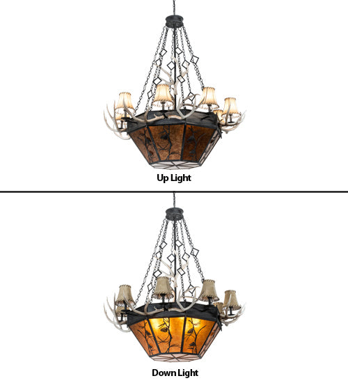 Meyda Tiffany - 218692 - 16 Light Chandelier - Whispering Pines - Costello Black