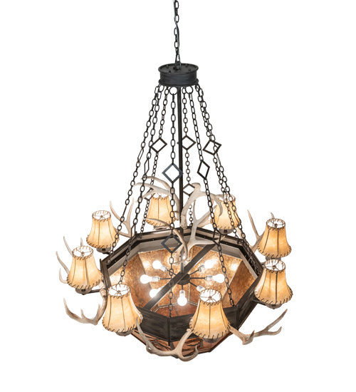 Meyda Tiffany - 218692 - 16 Light Chandelier - Whispering Pines - Costello Black