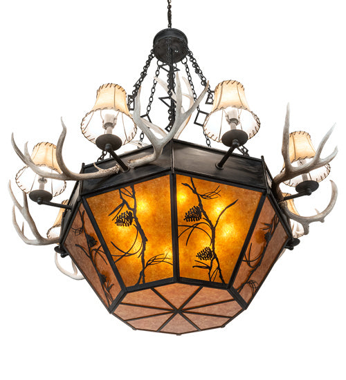 Meyda Tiffany - 218692 - 16 Light Chandelier - Whispering Pines - Costello Black