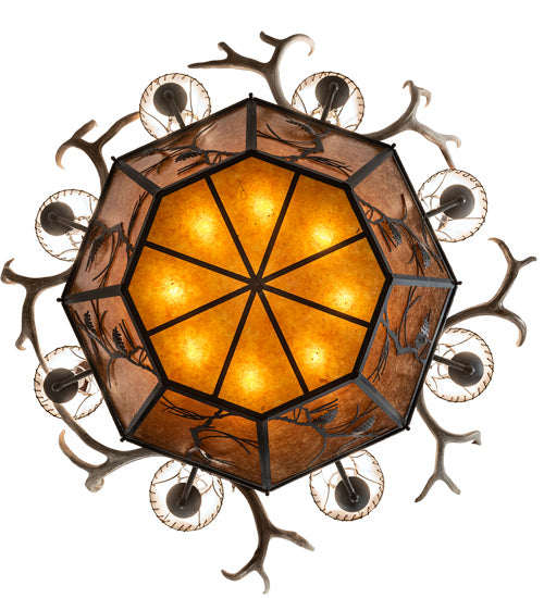 Meyda Tiffany - 218692 - 16 Light Chandelier - Whispering Pines - Costello Black