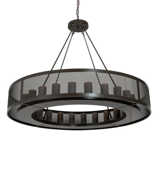 Meyda Tiffany - 220900 - 24 Light Chandelier - Loxley - Timeless Bronze