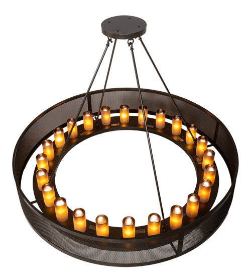 Meyda Tiffany - 220900 - 24 Light Chandelier - Loxley - Timeless Bronze