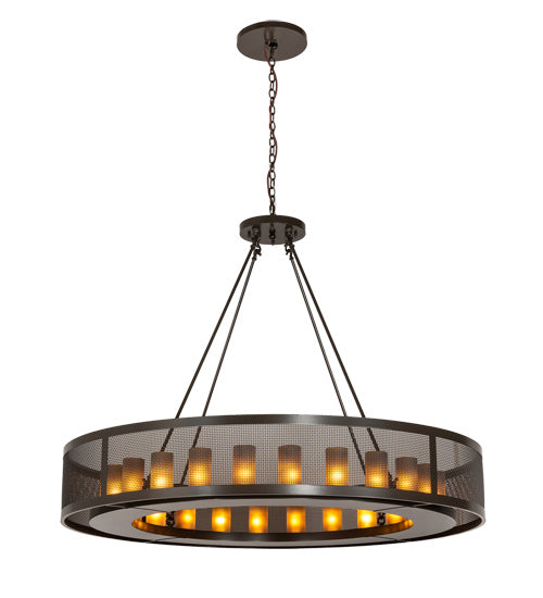 Meyda Tiffany - 220900 - 24 Light Chandelier - Loxley - Timeless Bronze