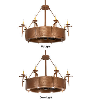 Meyda Tiffany - 221266 - 16 Light Chandel-Air - Costello - Bronze