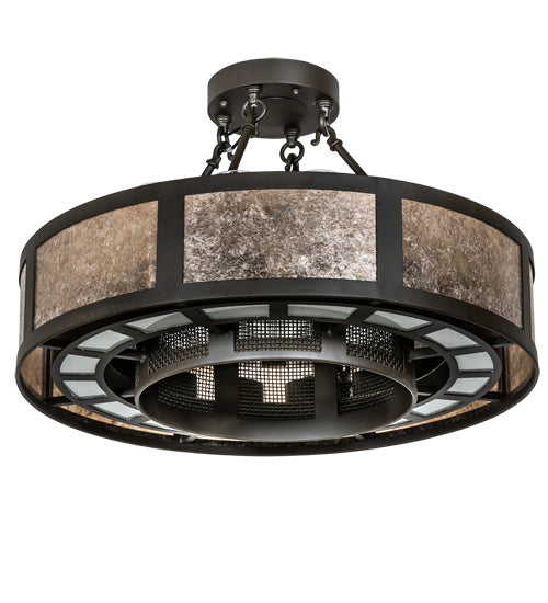 Meyda Tiffany - 221480 - LED Chandel-Air - Smythe Craftsman - Oil Rubbed Bronze