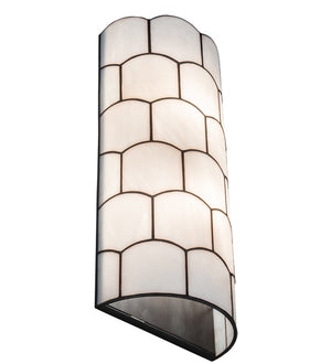 Meyda Tiffany - 221942 - Two Light Wall Sconce - Vincent - Craftsman Brown