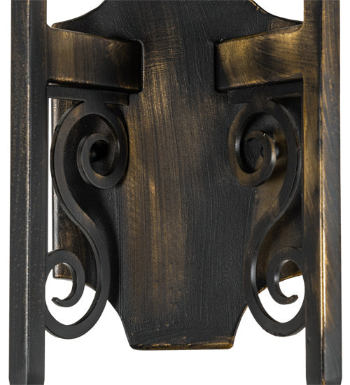 Meyda Tiffany - 222726 - Two Light Wall Sconce - Toscano - Antique Black