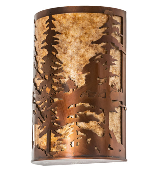 Meyda Tiffany - 224710 - Two Light Wall Sconce - Tall Pines - Vintage Copper