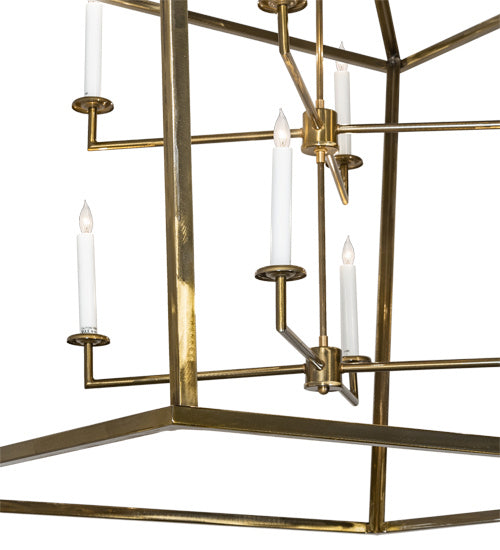 Meyda Tiffany - 226019 - Eight Light Pendant - Kitzi - Brass