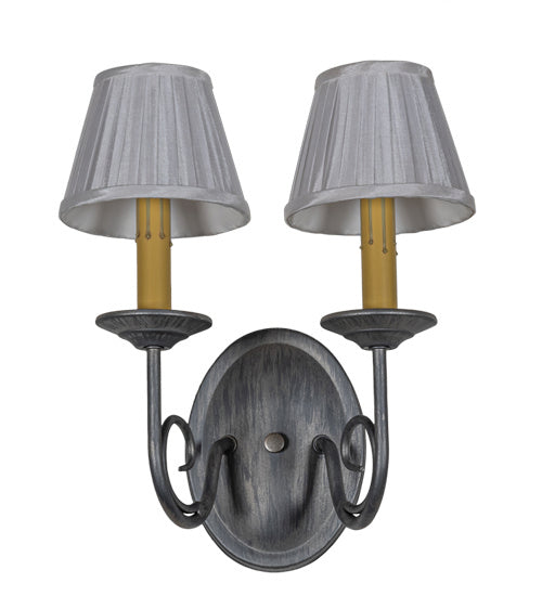 Meyda Tiffany - 226109 - Two Light Wall Sconce - Jenna - Antique,Charred Iron