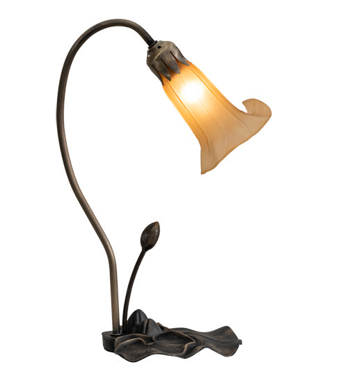 Meyda Tiffany - 226297 - One Light Accent Lamp - Amber - Mahogany Bronze